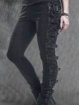 Motorcycle Punk Retro Legging Pants