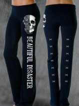 Skull Punk Retro Motorcycle Pants