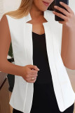 Casual Solid Cardigan Outerwear