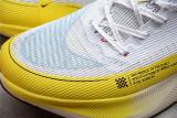 Nike ZoomX VaporFly NEXT% 2 White Yellow Shoes for Men DM9056-100