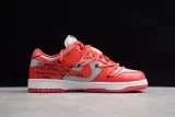 OFF White X Nike Dunk Low University Red CT0856-600