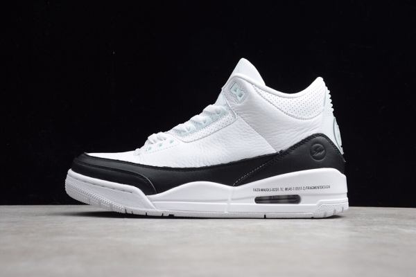Fragment Design x Air Jordan 3 Black White  DA3595-100