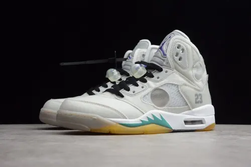 Top Air Jordan Retro 5 x Off-White CT8480-105