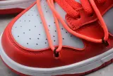OFF White X Nike Dunk Low University Red CT0856-600