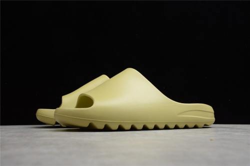 (Free Shipping)Yeezy Slide Resin Green Casual Shoes FX0494