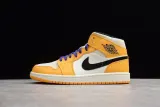 Jordan 1 Mid SE Lakers 852542-700
