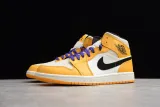 Jordan 1 Mid SE Lakers 852542-700
