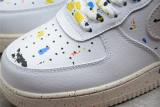 Nike Air Force 1 Low 07 LV8 Paint Splatter White CZ0339-100