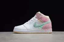 Jordan 1 Mid Paint Drip (GS) DD1666-100