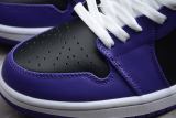 Jordan 1 Low Court Purple Black 553558-501