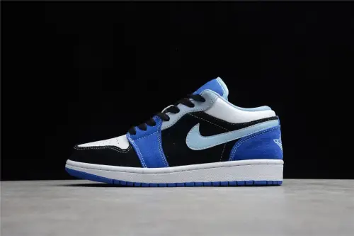 Jordan 1 Low Black Blue White DH0206-400
