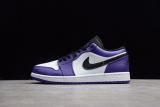 Jordan 1 Low Court Purple White 553558-500