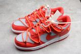 Nike Dunk Low Off-White University Red  CT0856-600(SP batch)