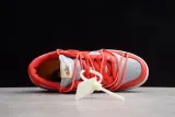 OFF White X Nike Dunk Low University Red CT0856-600