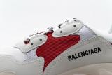 Balenciaga Triple S White Red 544351 W09E1 4552(SP Batch)