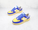 Nike Air Force 1 Low SP Undefeated 5 On It Blue Yellow Croc DM8462 400