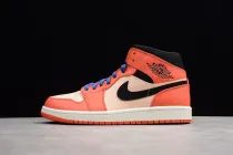 Jordan 1 Mid Team Orange Black 852542-800