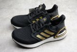 adidas Ultra Boost 20 Black Gold White EE4393