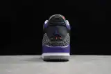 Jordan 3 Retro Black Court Purple(SP Batch) CT85332-050