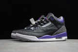 Jordan 3 Retro Black Court Purple CT85332-050(SP Batch)