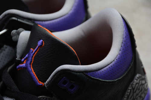 Jordan 3 Retro Black Court Purple CT85332-050(SP Batch)