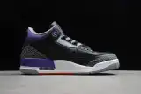 Jordan 3 Retro Black Court Purple(SP Batch) CT85332-050