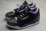 Jordan 3 Retro Black Court Purple(SP Batch) CT85332-050