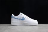 Nike Air Force 1 Low '07 Essential White Worn Blue Paisley (W) DH4406-100