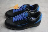 Jordan 2 Retro Low SP Off-White Black Blue (SP Batch) DJ4375-004