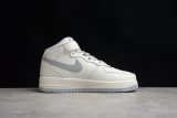 Cheap Undefeated x Nike Air Force 1 Mid SU19 Beige Silver AO6617-306