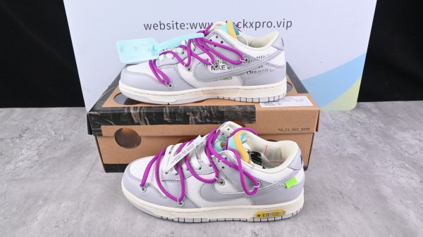 Off-White x Nike Dunk Low “21 of 50” DM1602-100(SP batch)