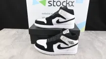 Air Jordan 1 Mid Diamond Black White DH6933-100