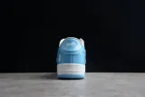 A Bathing Ape Bape Sta Low Patent Leather Blue White(SP batch)1170-291-001