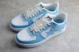 A Bathing Ape Bape Sta Low Patent Leather Blue White(SP batch)1170-291-001