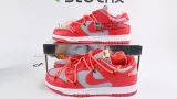 OFF White X Nike Dunk Low University Red CT0856-600