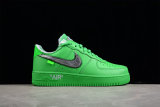 Nike Air Force 1 Low Off-White Light Green Spark DX1419-300(SP batch)