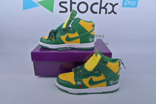 Nike SB Dunk High Supreme By Any Means Brazil DN3741-700(SP batch)