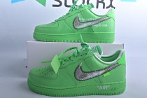 Nike authentic Air Force 1 Low Off-White Light Green Spark (SP Batch) DX1419-300