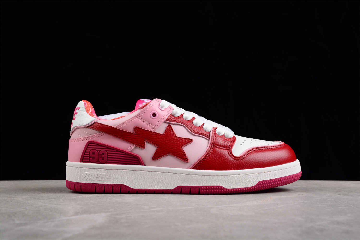 bape sta sk8 pink