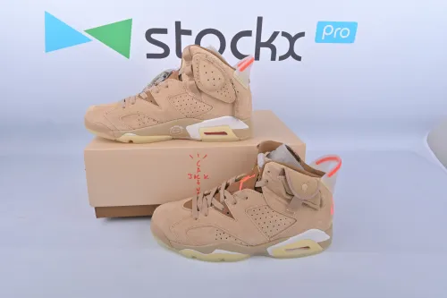 Jordan 6 Retro Travis Scott British Khaki(Retail Batch) DH0690-200