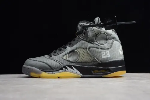 Jordan 5 Retro Off-White Black(Retail Batch) CT8480-001