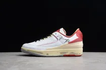 Jordan 2 Retro Low SP Off-White White Red(Retail Batch) DJ4375-106