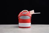 Nike Dunk Low Off-White University Red(Retail Batch)  CT0856-600