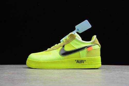 Nike Air Force 1 Low Off-White Volt AO4606-700(Retail Batch)