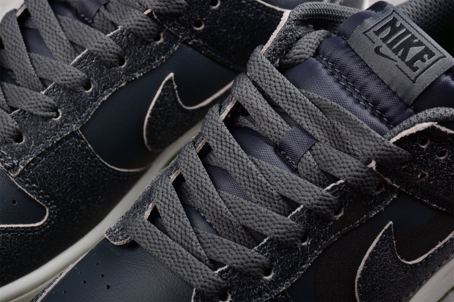 Fake Dunks | Nike Dunk Low Swoosh Shadow Iron Grey DQ7681-001(SP batch) reps womens mens