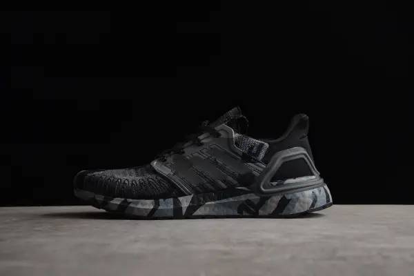 adidas Ultra Boost 20 Geometric Black Grey FV8329