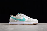 Nike Dunk Low Split Seam White Tan Mint (GS) DX6063-131