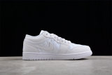 Air Jordan 1 Low Quilted White (W) DB6480-100
