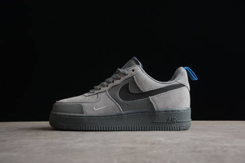 Nike Air Force 1 Low Cut Out Swoosh Grey DO6709-002