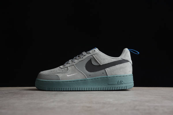 Nike Air Force 1 Low Cut Out Swoosh Grey DD6709-002